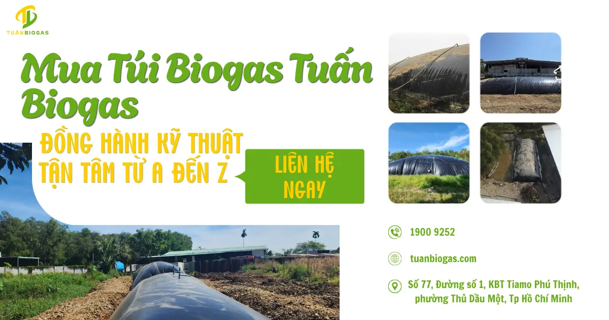 Mua Túi Biogas Tuấn Biogas: Đồng Hành Kỹ Thuật Tận Tâm Từ A Đến Z, Không Phải Bán Xong Là Thôi!