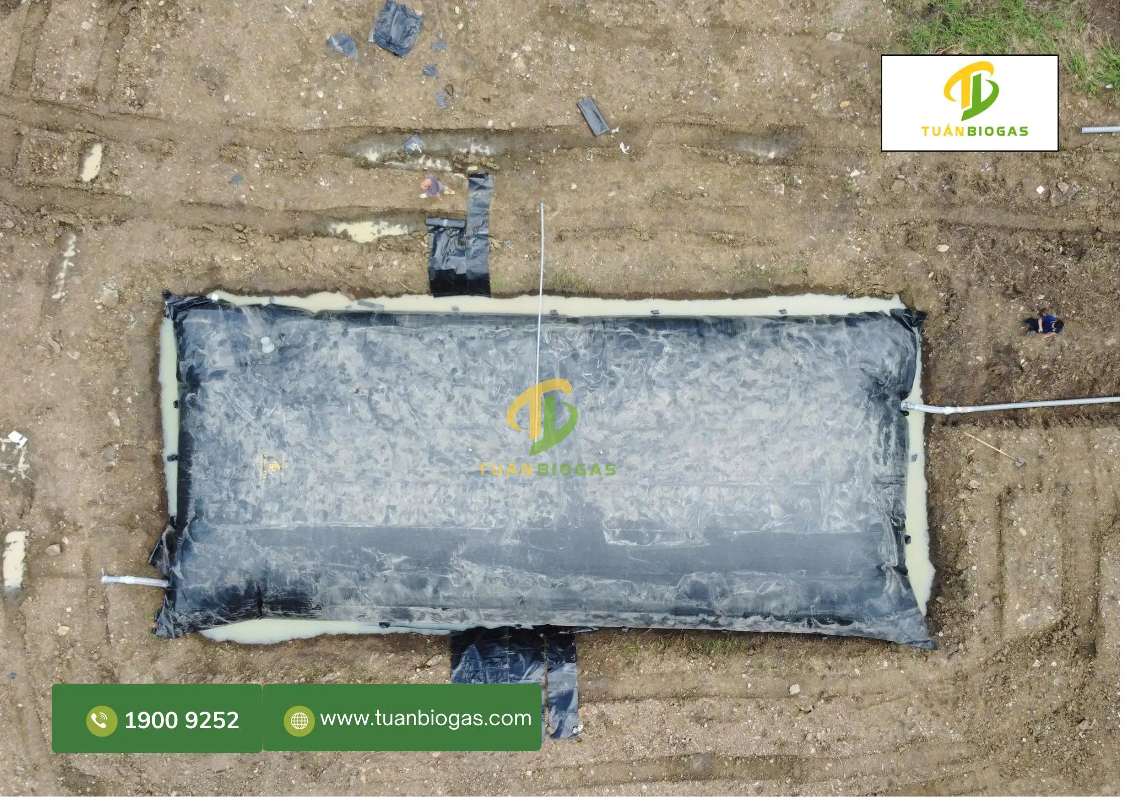 Công thức tính thể tích túi biogas theo số heo và thời gian lưu thải